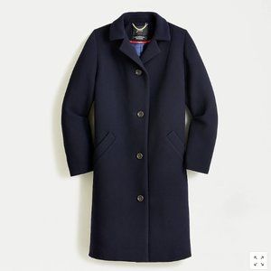 J Crew Car Coat NWT Italian Double Cloth B…